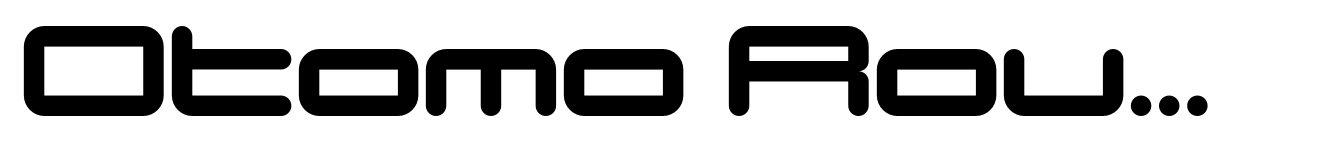 Otomo Font | Webfont & Desktop | MyFonts